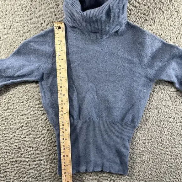 Rodier Paris Wool Sweater Kids Girls 8-10 Made in France Mock Neck Turtleneck - Picture 8 of 8